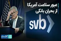 عبور سلامت آمریکا از بحران بانکی