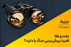 طلا و نفت قدرت پیش‌بینی جنگ را دارند؟