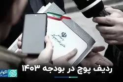 ردیف پوچ در بودجه ١۴٠٣/ نامه جعلی برای دریافت ۱۰۰ همت از فرزین
