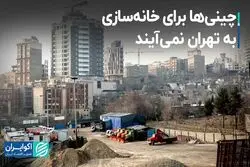 ورود چینی‌ها به مسکن‌سازی ممکن نیست؟  