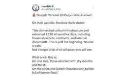 شرکت ملی نفت امارات هک شد