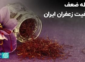 نقطه ضعف کیفیت زعفران ایران