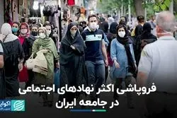 فروپاشی اکثر نهادهای اجتماعی در جامعه ایران