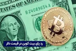  رد پای بیت کوین در قیمت دلار 