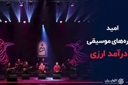 امید ستاره های موسیقی به درآمد ارزی