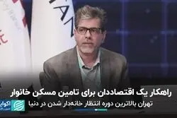 راهکار یک اقتصاددان برای تامین مسکن خانوار