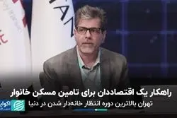 راهکار یک اقتصاددان برای تامین مسکن خانوار