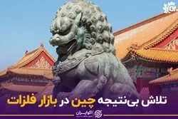  تلاش بی‌نتیجه چین در بازار فلزات