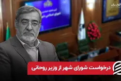 درخواست شورای شهر از وزیر روحانی