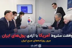 موافقت مشروط آمریکا با آزادی پول‌های ایران
