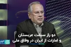ایران می‌تواند مثل عربستان و امارات در وفاق موفق شود؟ 