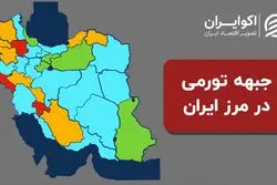 پیشروی تورم به سمت مرزهای ایران