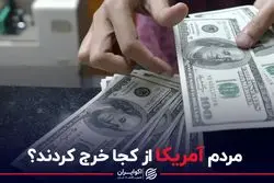 مردم آمریکا از کجا خرج کردند؟