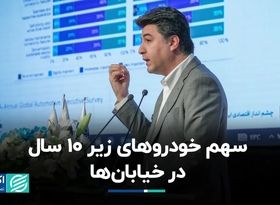 ۵۷ درصد خودروها بالای ۱۰ سال سن دارند