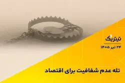 تله عدم شفافیت برای اقتصاد