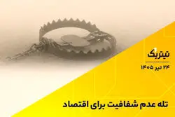 تله عدم شفافیت برای اقتصاد