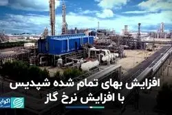 افزایش بهای تمام شده شپدیس با افزایش نرخ گاز