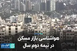 هواشناسی بازار مسکن در نیمه دوم سال