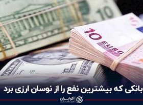 بانکی که بیشترین نفع را از نوسان ارزی برد