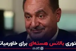 تئوری بالانس هسته ای برای خاورمیانه