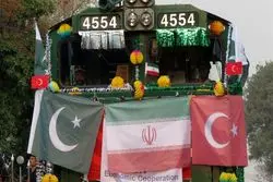 افتتاح طرح ریلی اسلام‌آباد- تهران- استانبول + اینفوگرافی