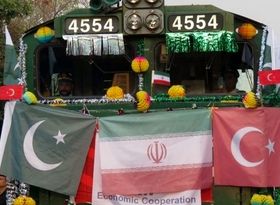 افتتاح طرح ریلی اسلام‌آباد- تهران- استانبول + اینفوگرافی