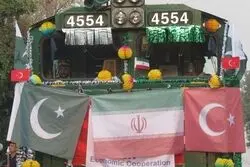 افتتاح طرح ریلی اسلام‌آباد- تهران- استانبول + اینفوگرافی