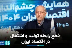 قطع رابطه تولید و اشتغال در اقتصاد ایران