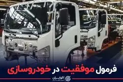 فرمول موفقیت در خودروسازی