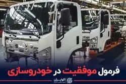 فرمول موفقیت در خودروسازی
