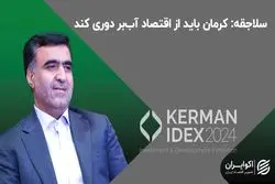 سلاجقه: کرمان توان سرمایه‌گذاری اقتصاد آب‌بر را ندارد 