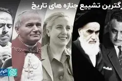 نگاهی به بزرگترین تشییع جنازه‌های مشاهیر تاریخ