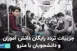 جزییات تردد رایگان دانش آموزان و دانشجویان با مترو