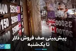 پیش‌بینی صف فروش دلار تا یک‌شنبه