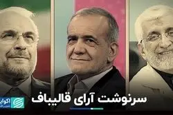 سرنوشت آرای قالیباف