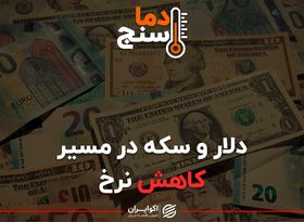 دلار و سکه در مسیر کاهش نرخ