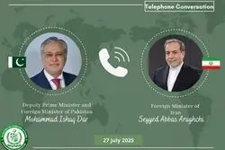 گفت‌وگوی وزرای خارجه ایران و پاکستان درباره بحران غزه و روابط دوجانبه