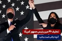 مراسم تحلیف بایدن به عنوان ۴۶ مین رئیس جمهور آمریکا