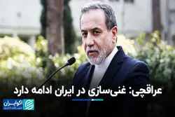 عراقچی: غنی‌سازی در ایران ادامه دارد