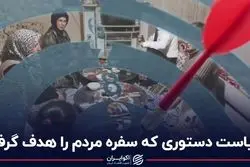 سیاست دستوری که سفره مردم را هدف گرفت