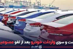 سمت و سوی واردات خودرو بعد از لغو ممنوعیت