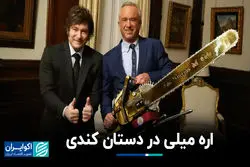 اره میلی در دستان کندی