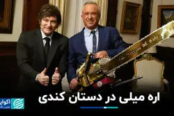 اره میلی در دستان کندی