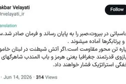 ولایتی: یادتان نرود حزب‌الله پاره‌تن مقاومت است/ میتوانیم شما را دچار خفگی استراتژیک کنیم