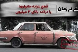 قطع یارانه نقدی خانوارها با درآمد بالای ۳ میلیون

