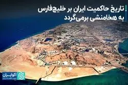 تاریخ حاکمیت ایران بر خلیج‌فارس به هخامنشی برمی‌گردد