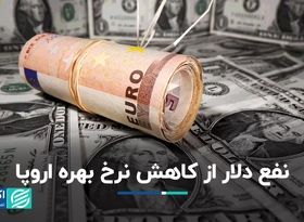 نفع دلار از کاهش نرخ بهره اروپا