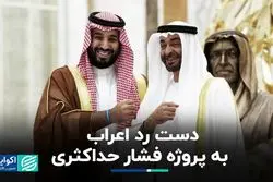 دست رد اعراب به پروژه فشار حداکثری