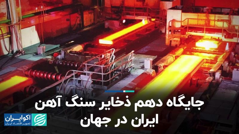 جایگاه دهم ذخایر سنگ آهن ایران در جهان