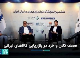 ضعف کلان و خرد در بازاریابی کالاهای ایرانی